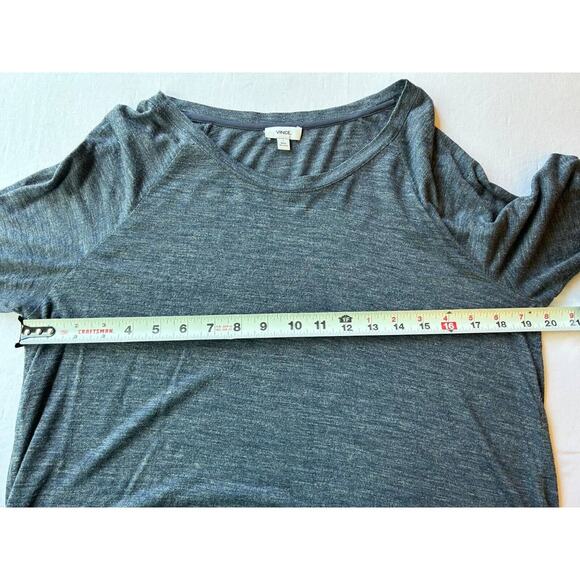 Vince Blue Women’s Lightweight Sweater Shirt Long Sleeve Size Small - Picture 10 of 10